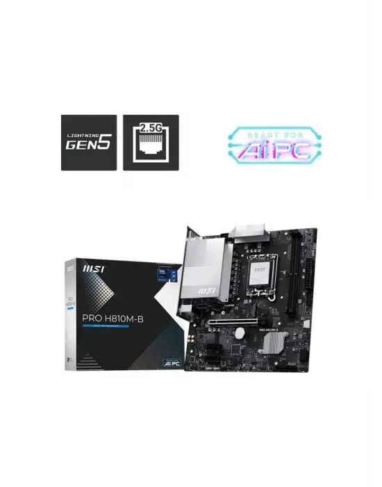 MSI PRO H810M-B INTEL LGA1851 DDR5 MİCRO ATX ANAKART