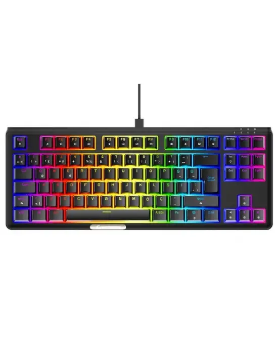 RAMPAGE CLAW RED SWİTCH RGB MEKANİK OYUNCU KLAVYESİ KLAVYE