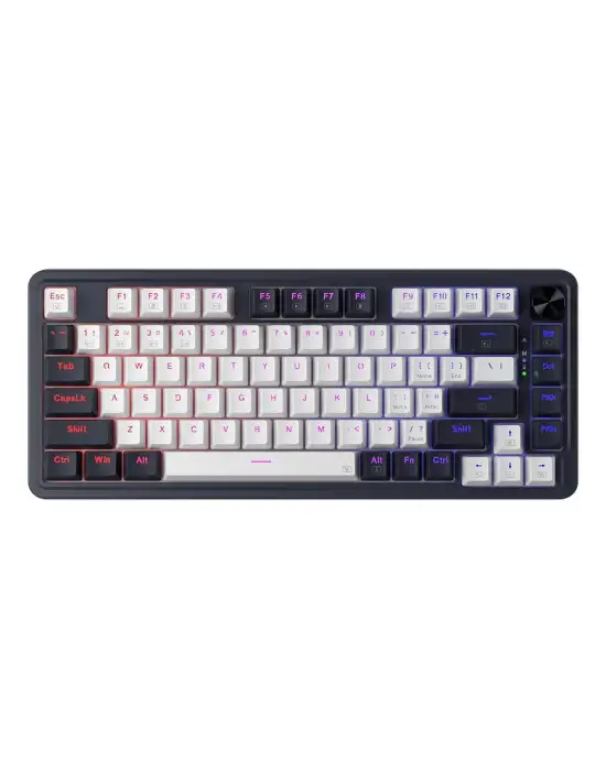REDRAGON UCAL K673 PRO MAVİ RGB %75 TKL RED SWİTCH KABLOLU/KABLOSUZ MEKANİK OYUNCU KLAVYESİ