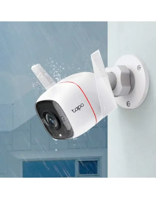 TP-LİNK TAPO TC65 2K GECE GÖRÜŞLÜ 128GB MİCRO SD KAMERA