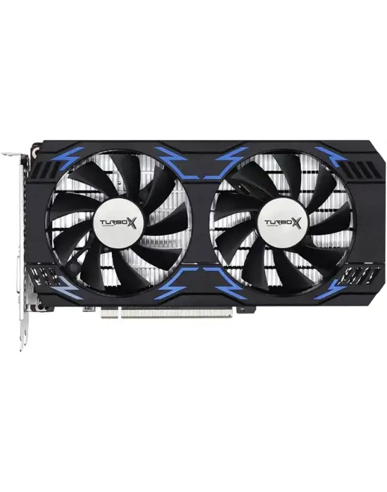 TURBOX RTX3050 TWİN X2 NVİDİA GDDR6 96BİT HDMİ.DİSPLAY.DVI ÇİFT FAN 6GB EKRAN KARTI
