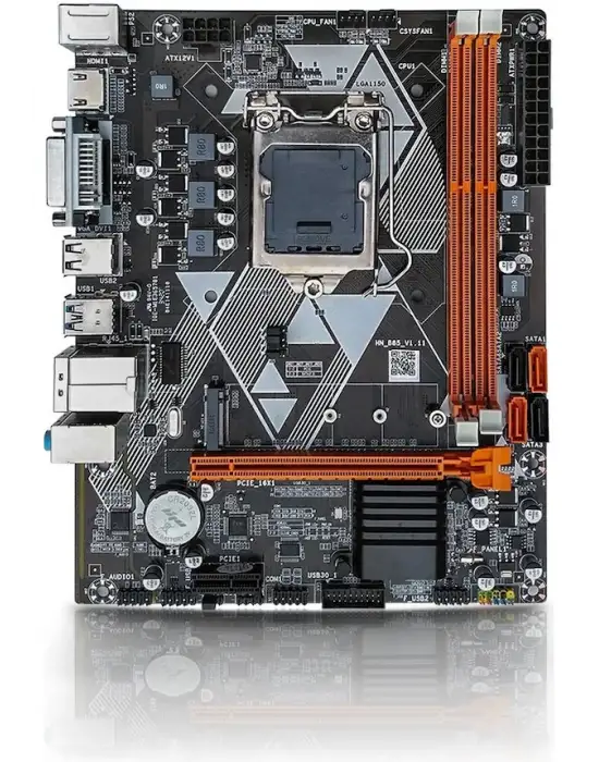 TURBOX WORKTEAM B85(H81) SATA.M2 DDR3 1600MHZ USB 3.0 VGA HDMİ SES G.LAN 1150P 4.GEN ANAKART