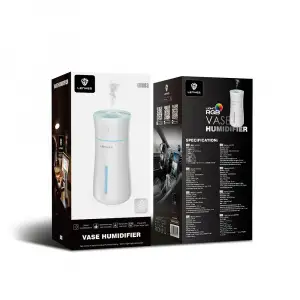 LENYES LHU03 VAZO TİPİ RGB ATMOSFER IŞIKLI NANO SPREY SESSİZ HAVA NEMLENDİRİCİ