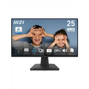 24.5 MSI PRO MP252 1MS 100HZ IPS MM HDMI DP VESA FLAT MONİTÖR