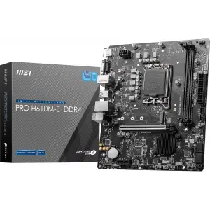 MSI PRO H610M-E INTEL LGA1700 DDR4 MİCRO ATX ANAKART