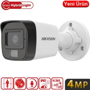 HİKVİSİON DS-2CD1041G2-LIUF BULLET 4 MP 2.8MM LENS 360 DERECE GECE GÖRÜŞLÜ IP GÜVENLİK KAMERASI