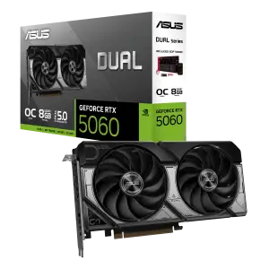 Asus RTX 5060 Dual OC Edition DUAL-RTX5060-O8G 128 Bit GDDR7 8 GB Ekran Kartı