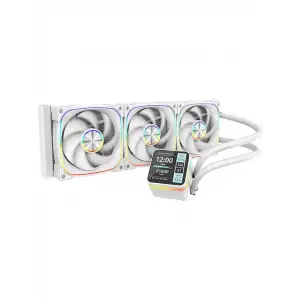 DRAGOS ROCK LCD EKRANLI 360MM ARGB BEYAZ İŞLEMCİ SIVI SOĞUTUCU