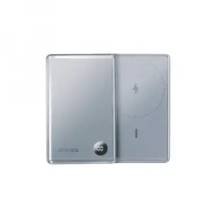 LENYES PW037D ULTRA İNCE DİJİTAL LED EKRANLI WİRELESS POWERBANK 5000MAH