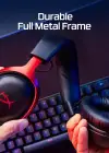 HYPERX CLOUD III 727A9AA SİYAH-KIRMIZI KABLOLU KULAK ÜSTÜ OYUNCU KULAKLIĞI