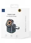 WİWU Wİ-W024 RUBİK KÜP AMBİYANS IŞIKLI TELEFON&AKILLI SAAT&KULAKLIK İÇİN 15W 3İN1 KABLOSUZ ŞARJ STANDI