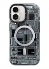 APPLE İPHONE 16 KILIF MAGSAFE ŞARJ ÖZELLİKLİ YOUNGKİT TECHNOLOGY SERİSİ KAPAK