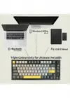 AJAZZ AK820 PRO SİYAH RGB %75 TKL GİFT SWİTCH KABLOLU/KABLOSUZ MEKANİK OYUNCU KLAVYESİ