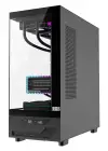 Dragos Basalt Pro V2 Siyah Temperature 6x ARGB Fan 600w 80+ mATX Bilgisayar Kasası