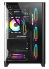 DRAGOS OCEAN CURVED PRO V2 ARGB FANLI SİYAH 750 W E-ATX OYUNCU KASASI