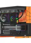 DRAGOS PRİZMA 5X ARGB FAN TYPE-C 1000W 80+ BRONZE PCIE 5.1 ATX 3.0 ATX MİD TOWER KASA TURUNCU