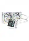DRAGOS ROCK LCD ARGB BEYAZ 240 MM İŞLEMCİ SIVI SOĞUTUCU