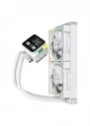 DRAGOS ROCK LCD ARGB BEYAZ 240 MM İŞLEMCİ SIVI SOĞUTUCU
