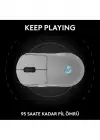 LOGİTECH G PRO 2 910-007303 BEYAZ LİGHTSPEED HERO ŞARJLI OPTİK KABLOSUZ OYUNCU MOUSE