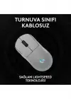 LOGİTECH G PRO 2 910-007303 BEYAZ LİGHTSPEED HERO ŞARJLI OPTİK KABLOSUZ OYUNCU MOUSE