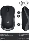 Logitech M185 Gri 910-002235 Wireless Optik Mouse