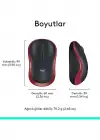 LOGITECH M185 KIRMIZI 910-002235 WİRELESS OPTİK MOUSE