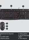 Logitech MK120 920-002560 Kablolu Klavye Mouse Set
