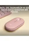 LOGITECH PEBBLE 2 M350S KABLOSUZ BLUETOOTH SESSİZ OPTİK MOUSE PEMBE