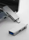 WİWU ALPHA T02 PRO 3 İN 1 TYPE-C HUB PD PORTLU USB ÇOĞALTICI