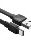 WİWU BRAVO Wİ-C003 YASSI TASARIM TYPE-C USB KABLO 1 SİYAH
