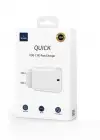 WİWU Wİ-U001 QUİCK 20W TEK BAĞLANTILI TYPE-C PD HIZLI ŞARJ BAŞLIĞI