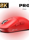 ATTACK SHARK X3 PRO KIRMIZI ŞARJLI MAKROLU ERGONOMİK OPTİK KABLOSUZ OYUNCU MOUSE