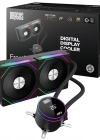 Dragos FrostBite 240 ARGB Black Dijital Isı Göstergeli 240mm Intel/AMD Uyumlu Sıvı Soğutucu