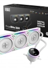 Dragos FrostBite 360 White ARGB Digital Isı Göstergeli 360mm Intel/AMD Uyumlu Sıvı Soğutucu