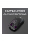 GAMEPOWER RADUS SİYAH ŞARJLI MAKROLU ERGONOMİK OPTİK KABLOLU/KABLOSUZ OYUNCU MOUSE
