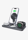 LinkTech W796 Premium 3in1 Masaüstü Wireless Apple Watch Iphone Magsafe Şarj Aleti