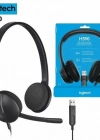 Logitech H340 Gürültü Önleyici Mikrofonlu USB Kablolu Kulaklık - Siyah