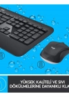 Logitech MK540 920-008687 Multimedya Türkçe Q Kablosuz Klavye Mouse Set
