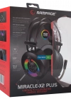 Rampage Miracle-X2 Plus RGB 7.1 USB Kablolu Kulak Üstü Oyuncu Kulaklığı