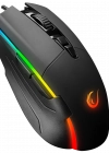 RAMPAGE SMX-52 BROKER USB SİYAH RGB IŞIKLI 7200 DPİ GAMİNG OYUNCU MOUSE