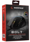 Rampage SMX-R76 BOLT Usb Siyah RGB Ledli 10000 dpi Gaming Mouse
