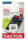 Sandisk Ultra microSDHC 32GB A1 Class 10 UHS-I Hafıza Kartı
