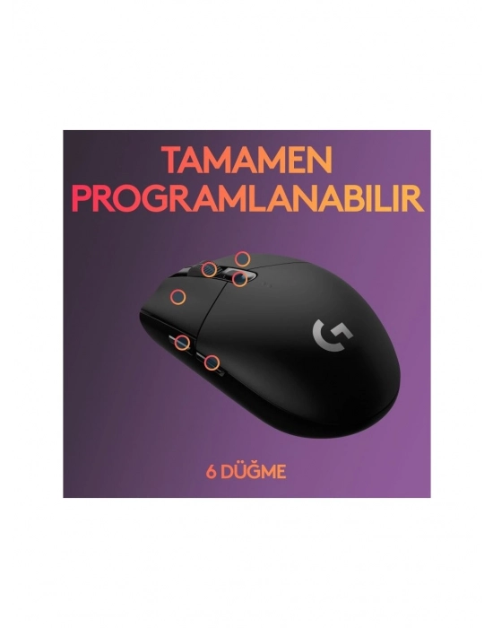 LOGİTECH G G305 LIGHTSPEED 12.000 DPI KABLOSUZ OYUNCU MOUSE - SİYAH