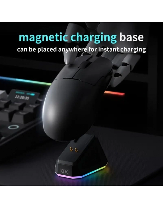 AJAZZ AJ159 PRO SİYAH ŞARJLI OPTİK KABLOLU/KABLOSUZ OYUNCU MOUSE