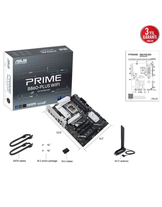 ASUS PRİME B860-PLUS Wİ-Fİ INTEL LGA1851 DDR5 ATX ANAKART