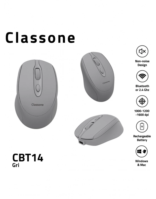 CLASSONE CBT14 OPTİK KABLOSUZ MOUSE
