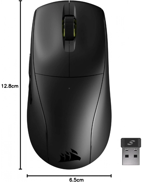 CORSAİR M75 AİR WİRELESS CH-931D100-EU SİYAH ŞARJLI OPTİK KABLOSUZ OYUNCU MOUSE