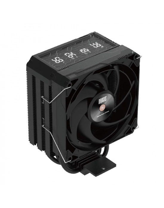DRAGOS DIGITAL ISI GÖSTERGELİ SİYAH KULE TİPİ CPU SOĞUTUCU