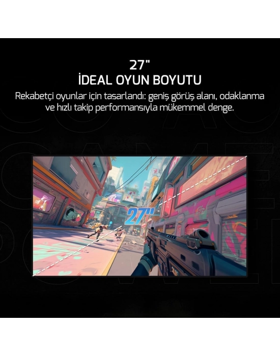 GAMEPOWER KAZE T20 27 0.5 MS FULL HD IPS 200 HZ OYUNCU MONİTÖRÜ