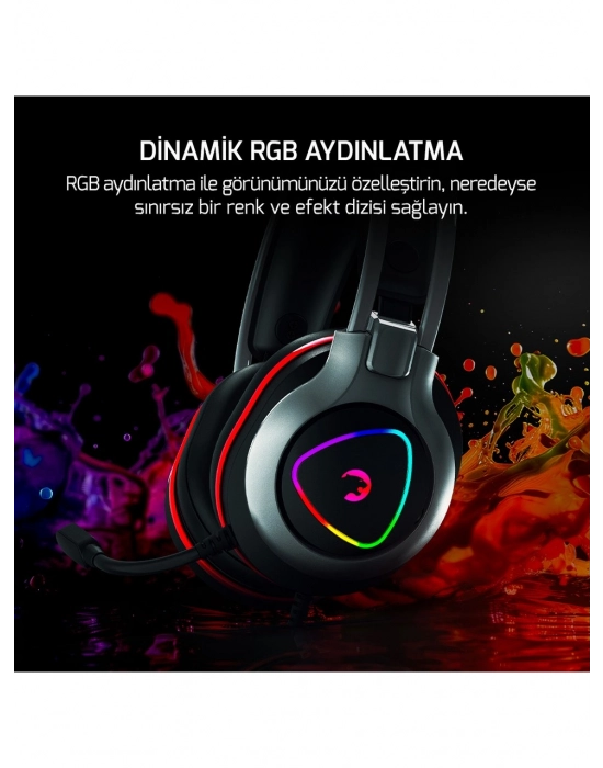 GAMEPOWER RANGER RGB 7.1 USB KABLOLU KULAK ÜSTÜ OYUNCU KULAKLIĞI